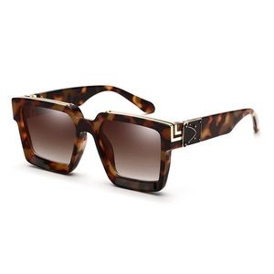 Leopard Print Luxury Thick Frames